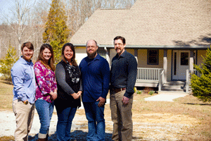 New Song Mission campus staff outdoors